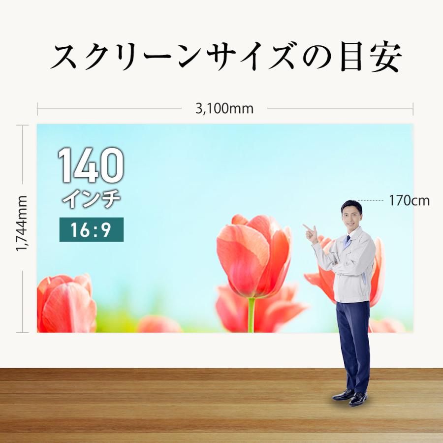 シアターハウス プロジェクタースクリーン 吊り下げ式 壁掛け 