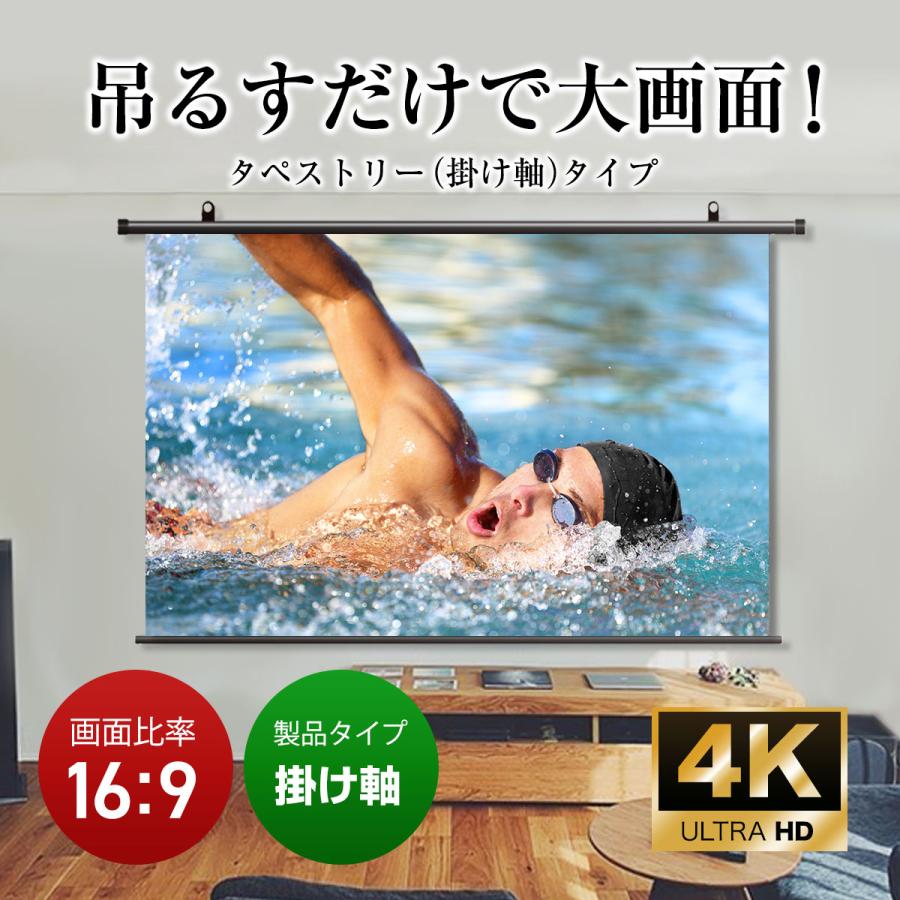 シアターハウス 4K対応 プロジェクタースクリーン 160インチ (16 シアターハウス 4K対応 プロジェクタースクリーン 160インチ (16
