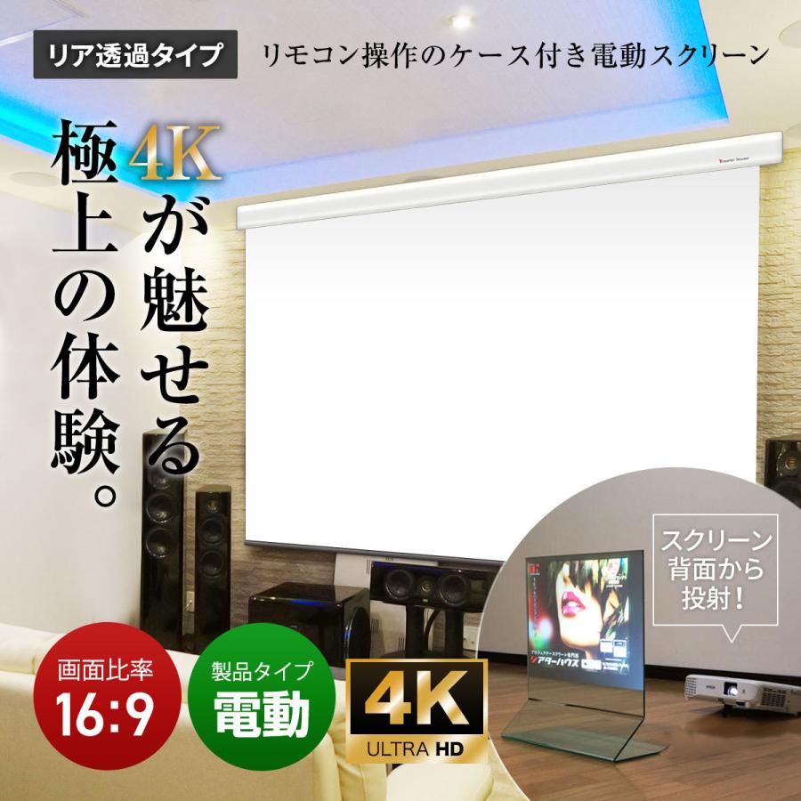 シアターハウス プロジェクタースクリーン 電動スクリーン ケースあり