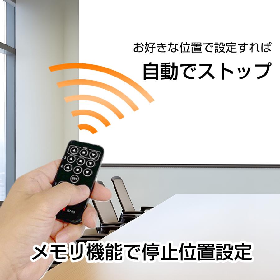 シアターハウス 電動プロジェクタースクリーン ケース付き (16：10