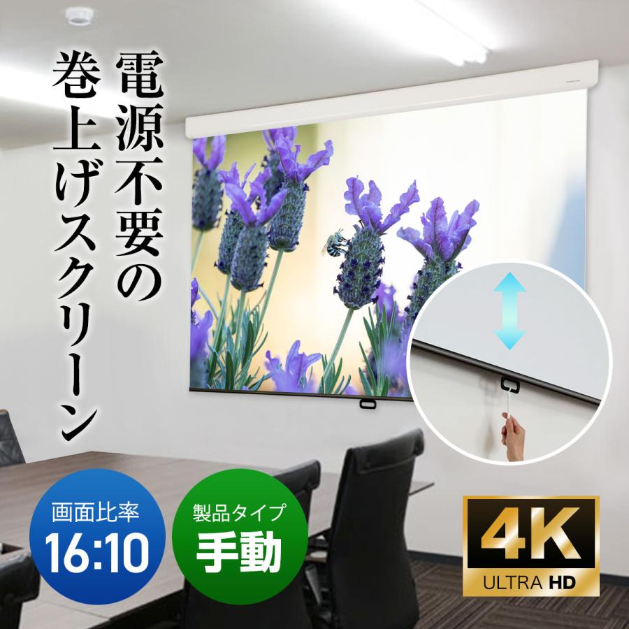 シアターハウス プロジェクタースクリーン スプリングスクリーン