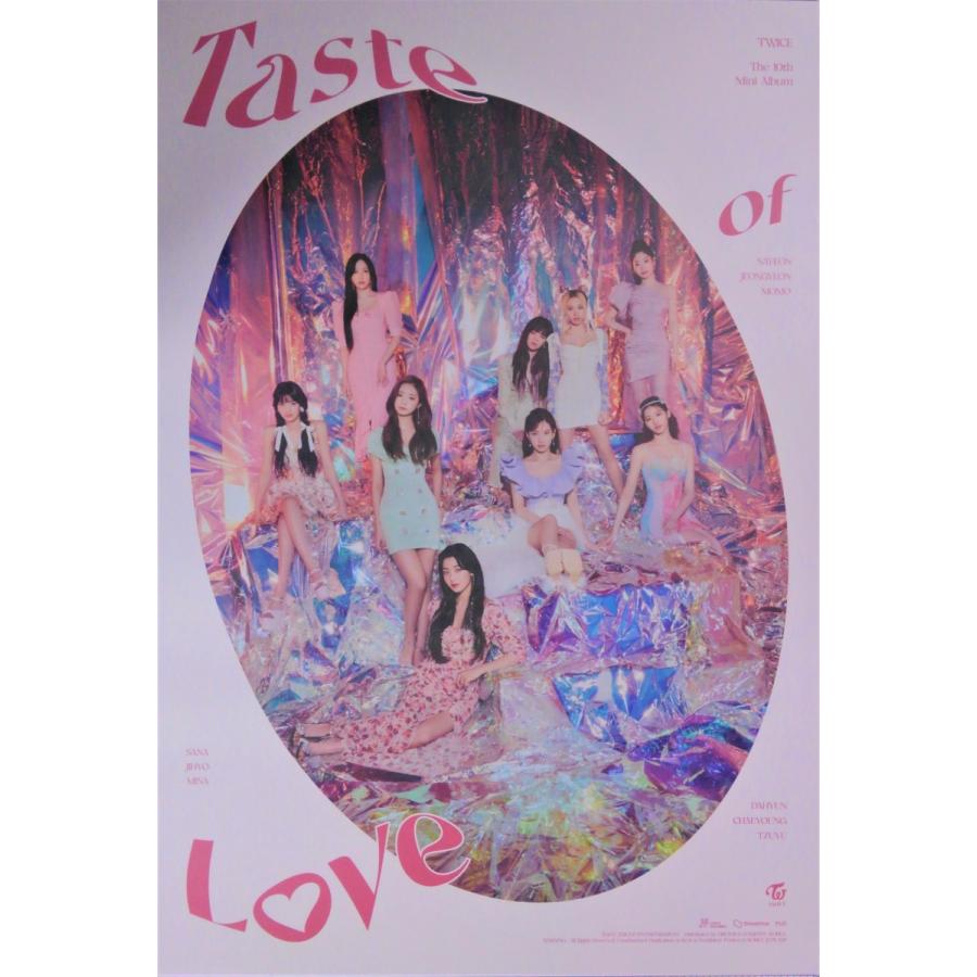 TWICE 10thミニアルバム TASTE OF LOVE ポスターC : srp1166  