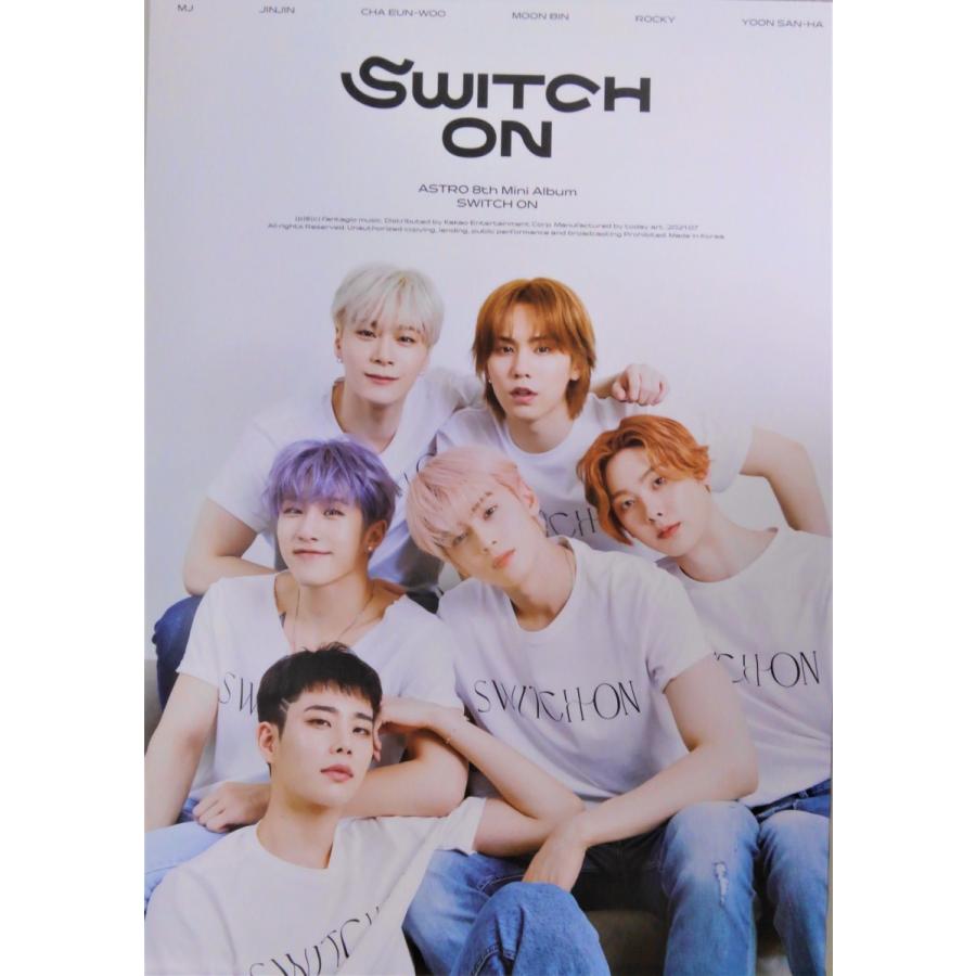 Astro 8th ミニアルバム Switch On ポスターB : srp1210 : SCRIPTVIDEO 
