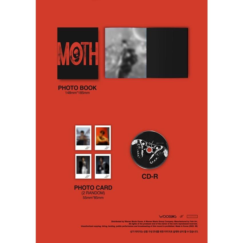 The Rose キム・ウソン EP Album MOTH CD (韓国版)｜scriptv｜03