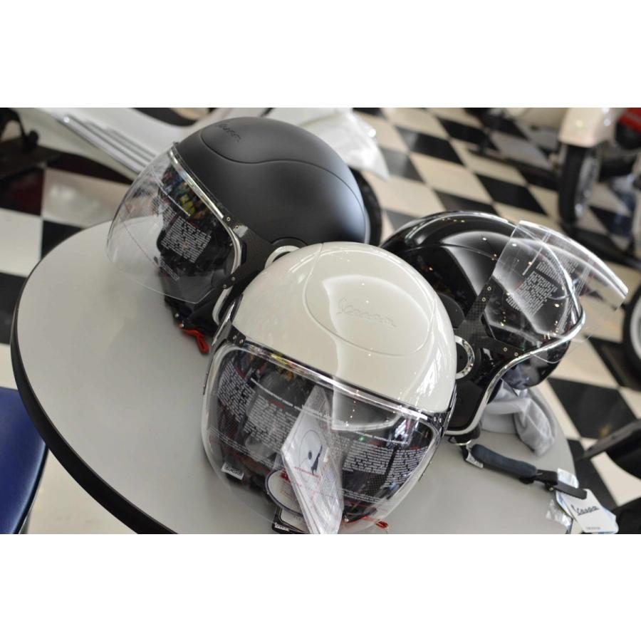 【新品未使用】Vespa ベスパ ジェットヘルメット シルバー ベスパ ベスパ純正ヘルメット VESPA VISOR 4.0ヘルメットSiL : SCS