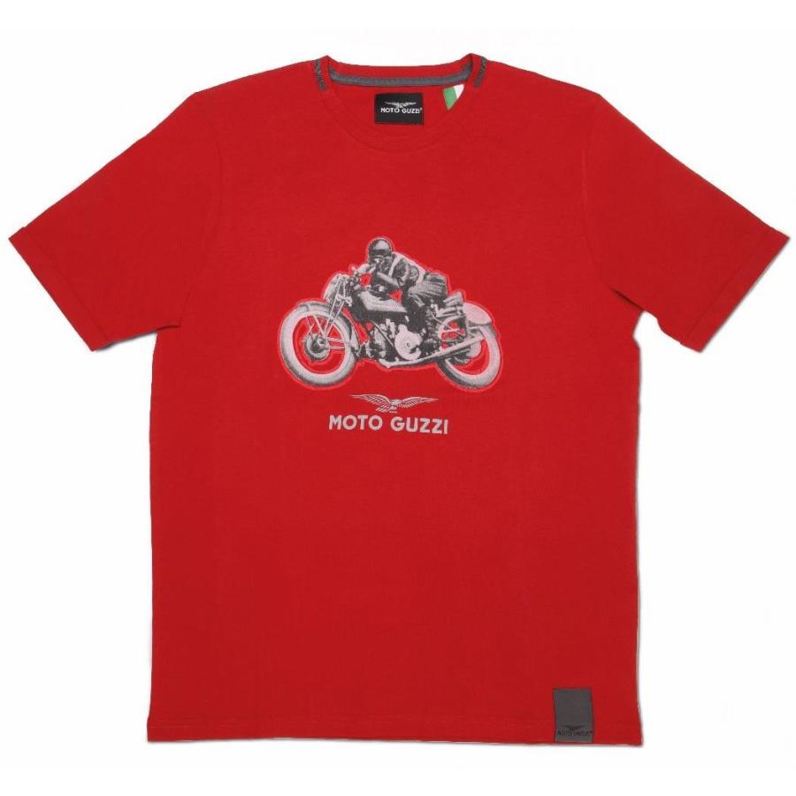 Moto Guzzi Garage RED T-shirt : SCSウェブストア - 通販