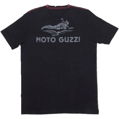 Moto Guzzi クラシックブラックTシャツ【MAN】 : SCSウェブストア