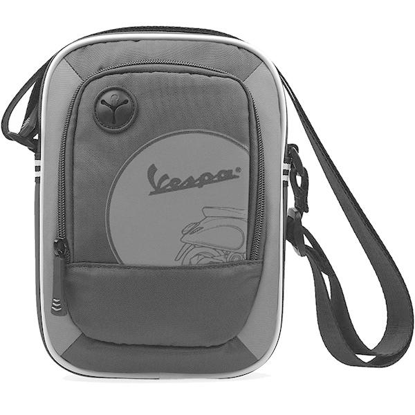 vespa ベスパ　公式グッズ　ショルダーバック　新品未使用　レア ベスパ Vespaシティクロスショルダーバッグ(ブルー/レッド) : SCS