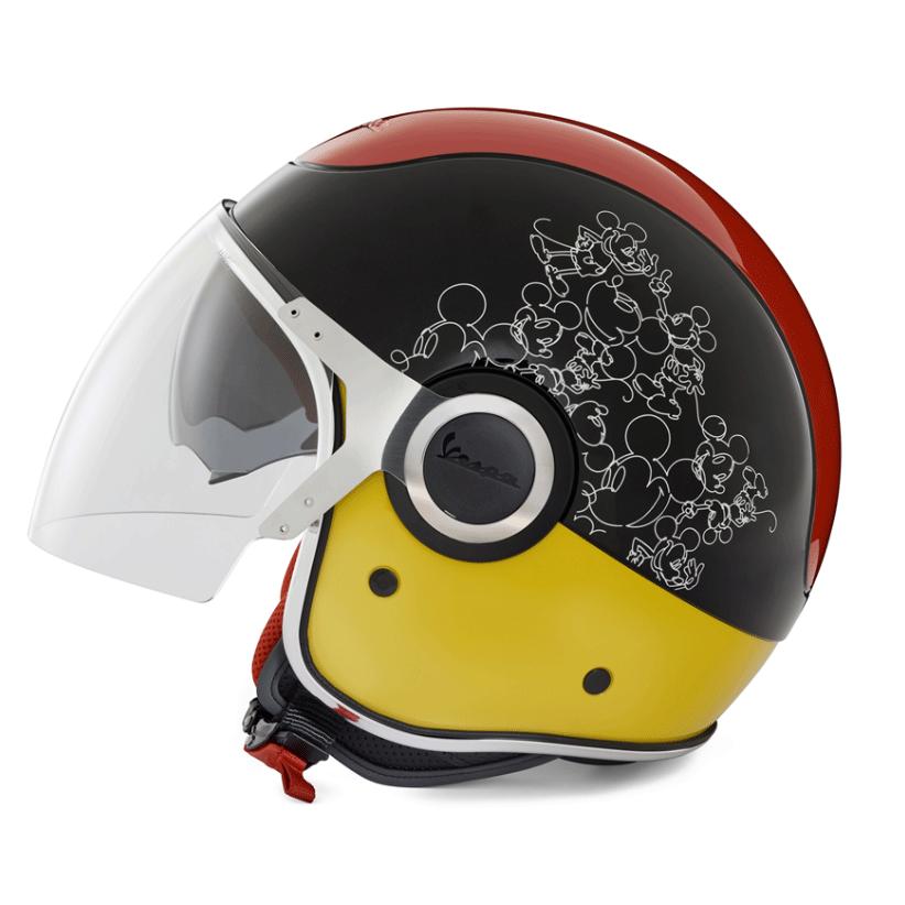 ミッキーマウス ジェットヘルメットブラックキャラクターヘルメット可愛いヘルメット ミッキーマウス ジェットヘルメット可愛いヘルメット