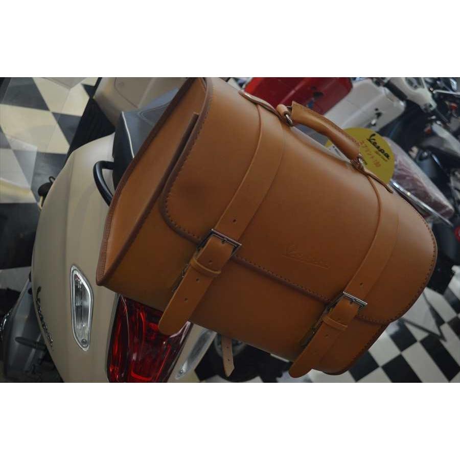 ベスパ Vespa純正 ベスパ リアルレザーバッグ【ブラウン