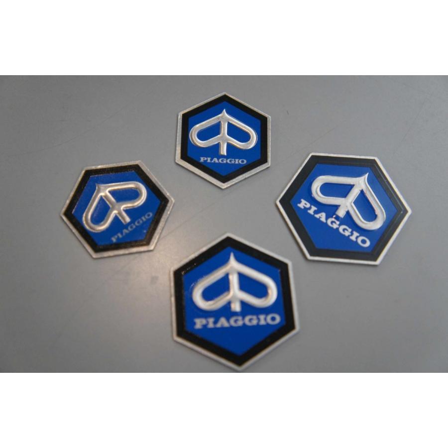 ベスパ Vespa ヘキサゴンエンブレムシール【1】 : SCSウェブストア