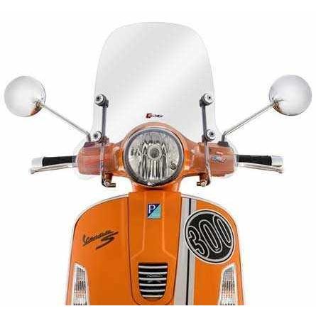 Vespa　ベスパ　GTS　ミディアムウィンドスクリーン【クリア】【FACO】｜scs-webstore