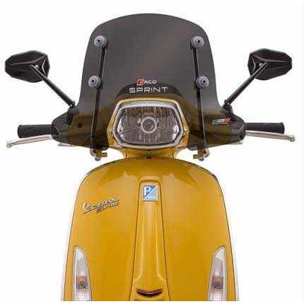 ベスパ　スプリント用ウインドスクリーン　FACO製　VESPA 風防　美品 ベスパ Vespa ベスパ スプリント ウィンドスクリーン【スモーク