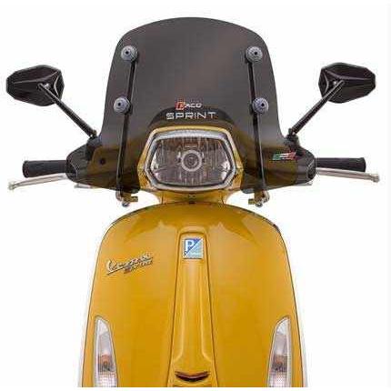 Vespa　ベスパ　スプリント　ウィンドスクリーン【スモーク】【FACO】｜scs-webstore