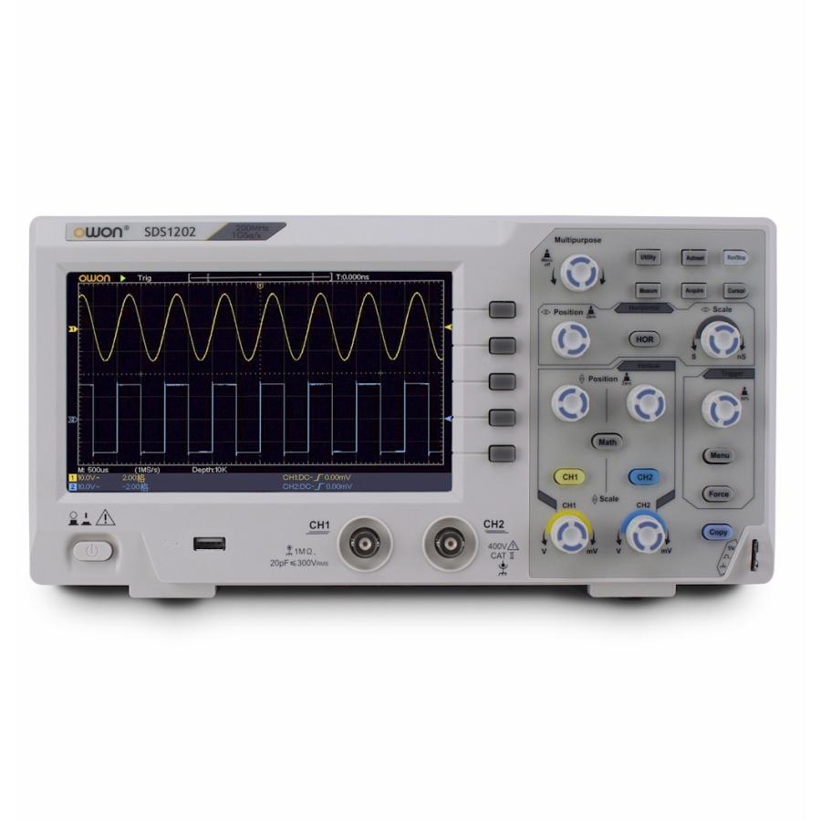 ハイコストパフォーマンス デジタルオシロスコープ 200ＭHz 1Gs/sサンプリングモデル フルセット SDS1202 OWON  SCS一次代理店保証 : sds1202 : SCSダイレクトショップYahoo!店 - 通販 - Yahoo!ショッピング