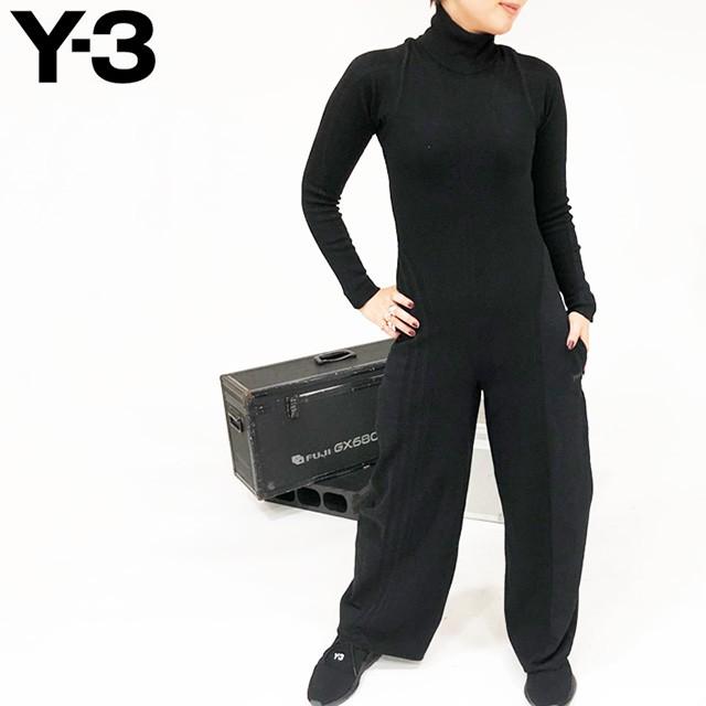 Y 3 ジャンプスーツ ワイスリー Tech Wool Jumpsuit オールインワン つなぎ オーバーオール ハイネック 長袖 レディース Dp0706 ブラック Y3 Op 001 エスカーブスタジオ 通販 Yahoo ショッピング