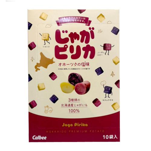 カルビー（Calbee） じゃがピリカ オホーツクの塩味（18g×10袋）12箱