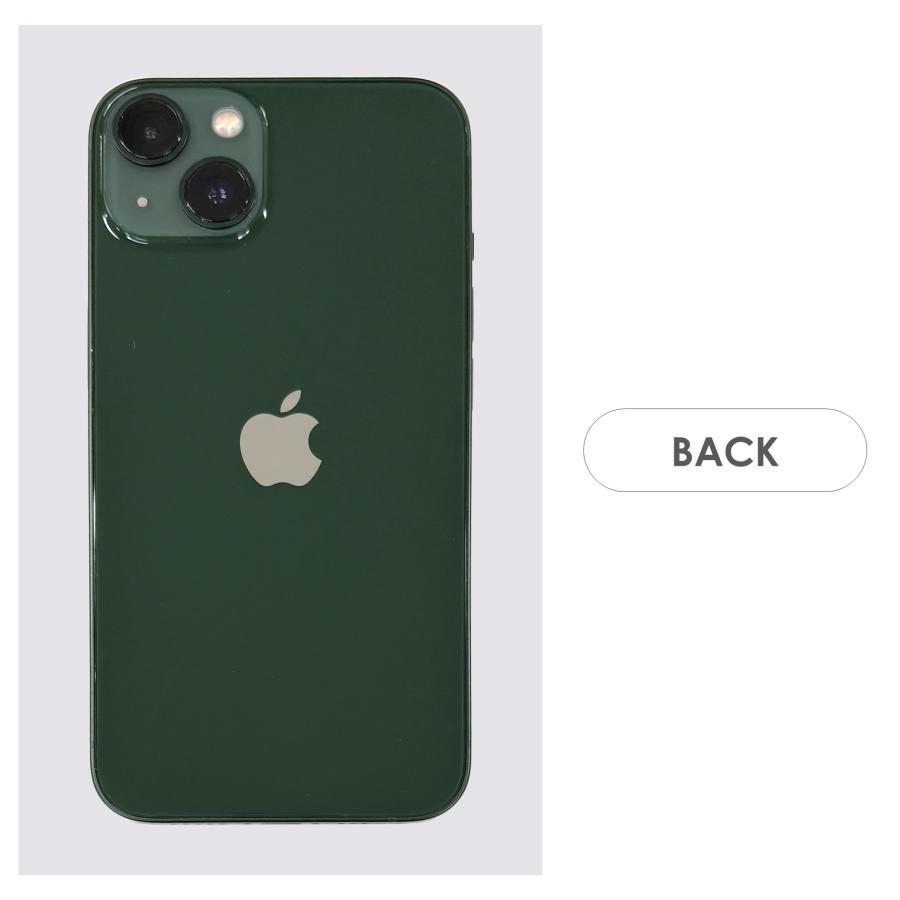 【Cランク】iPhone13　グリーン　128GB　SIMフリー　本体のみ　中古スマホ　アイフォン　アイフォーンの画像