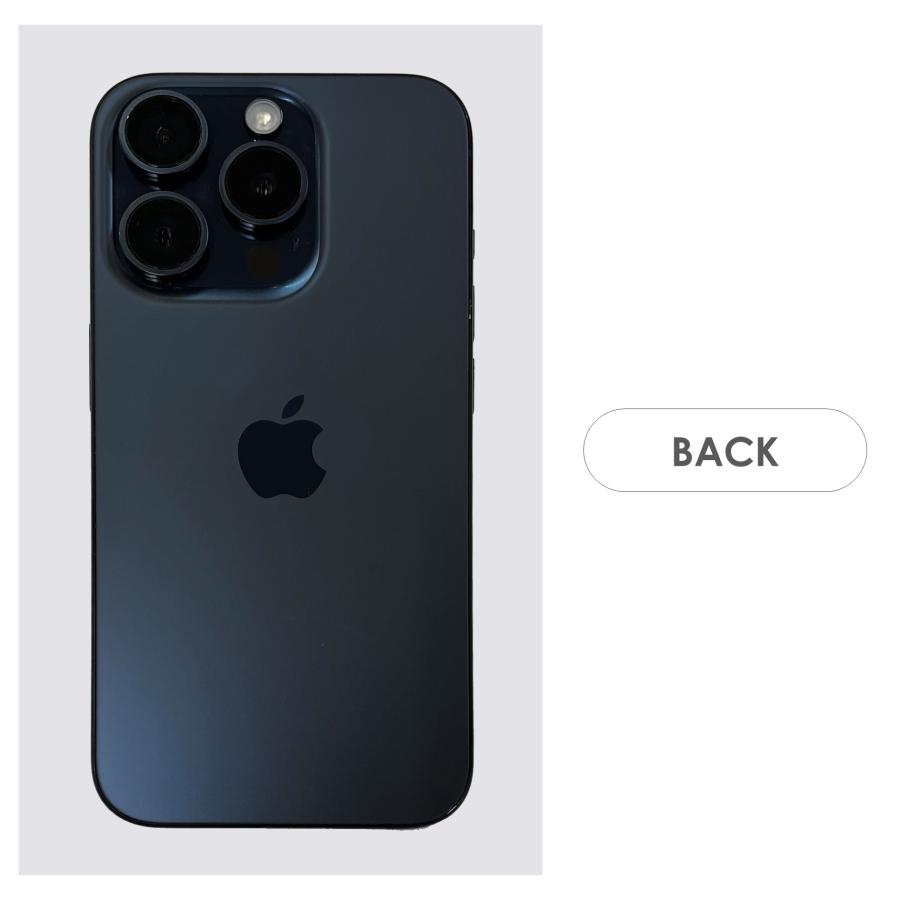 Cランク】SoftBank iPhone15 Pro ブルーチタニウム 128GB SIMフリー 箱