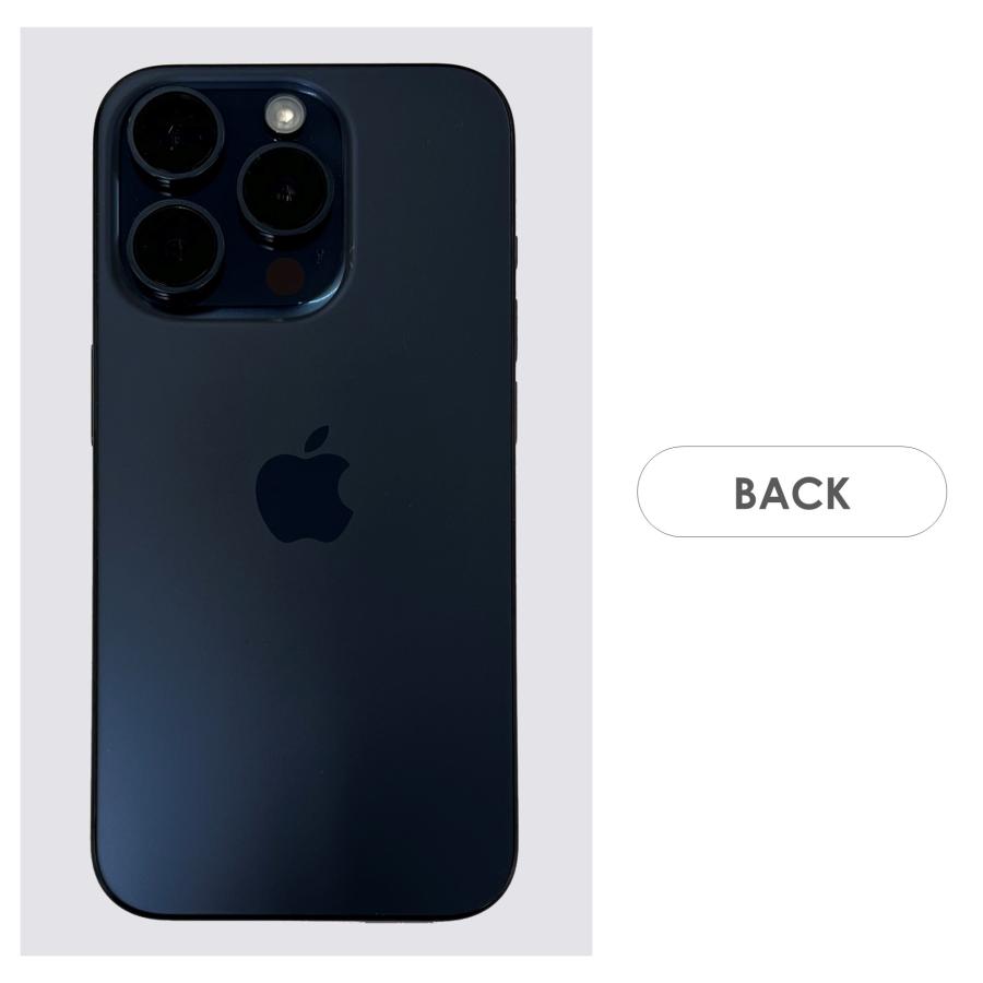 Bランク】SoftBank iPhone15 Pro ブルーチタニウム 128GB SIMフリー