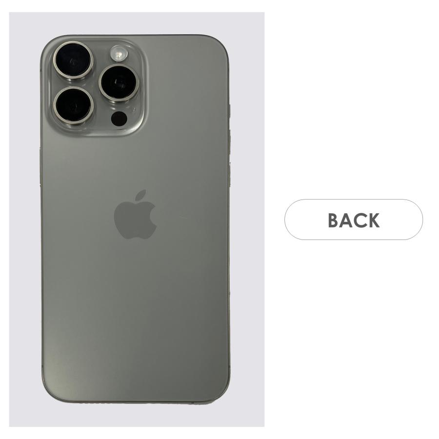 iPhone 15 pro max 256gb ナチュラルチタニウム　箱付き美品 Apple iPhone 15 Pro Max 256GB ナチュラルチタニウム SIMフリー 動作