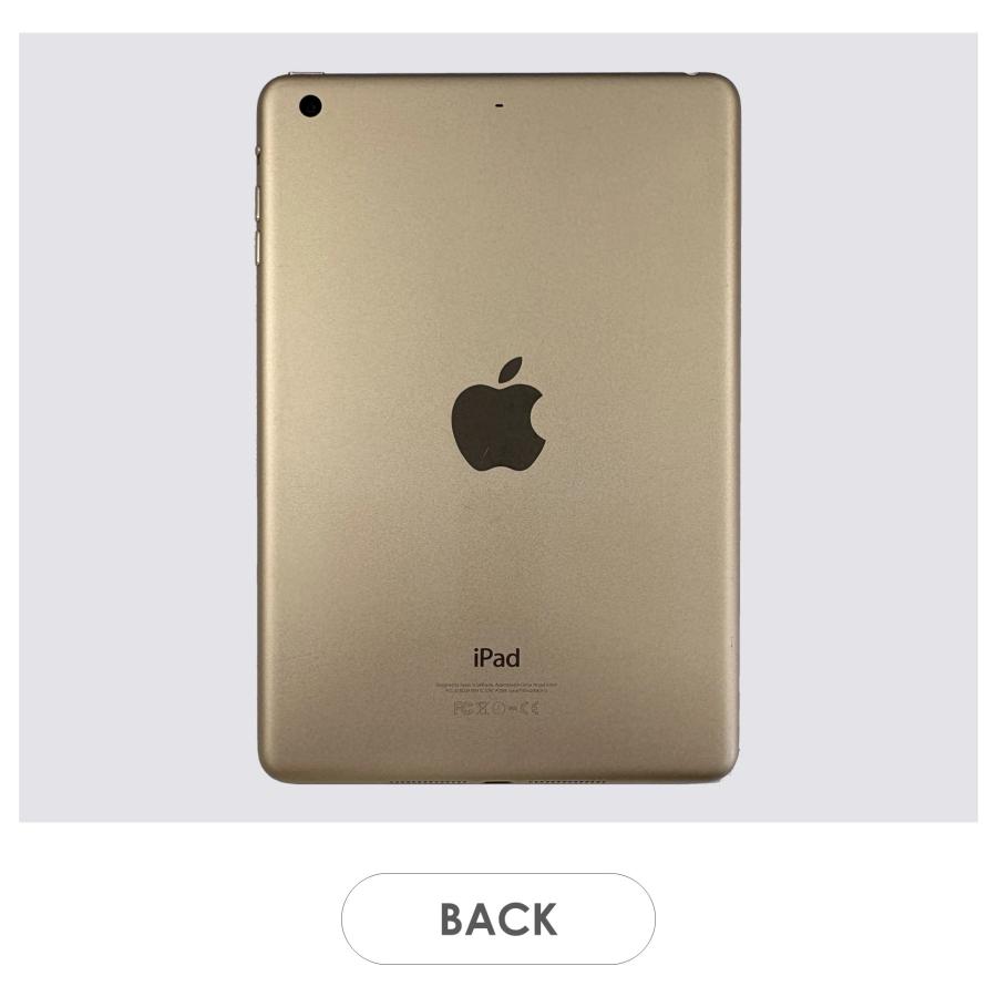 Apple iPad mini 第3世代 16GB ゴールド　動作確認済 iPad mini 【Cランク】iPad 第3世代 ゴールド 16GB Wi-Fiモデル 本体