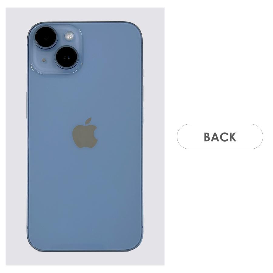 iPhone 14 【Bランク】iPhone14 ブルー 128GB SIMフリー 箱・ケーブル