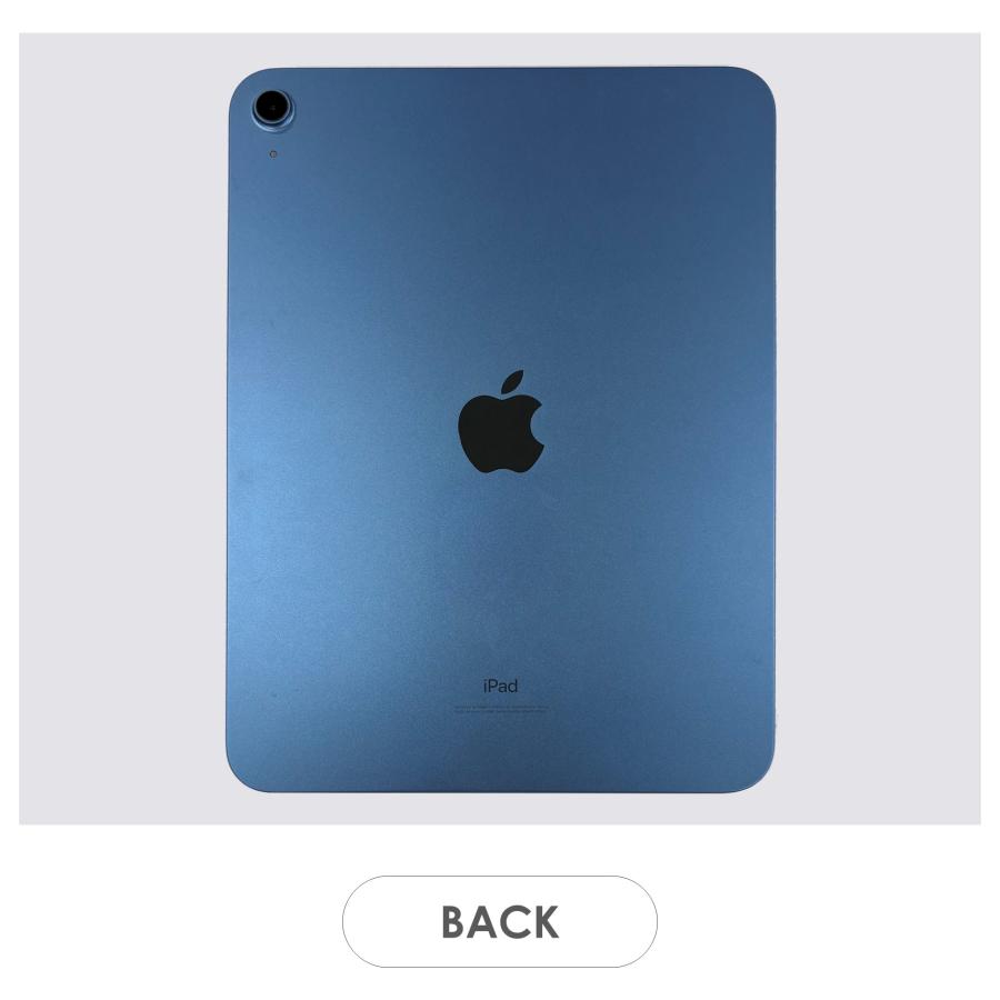 iPad 【Cランク】iPad 第10世代 ブルー 64GB Wi-Fiモデル 本体のみ