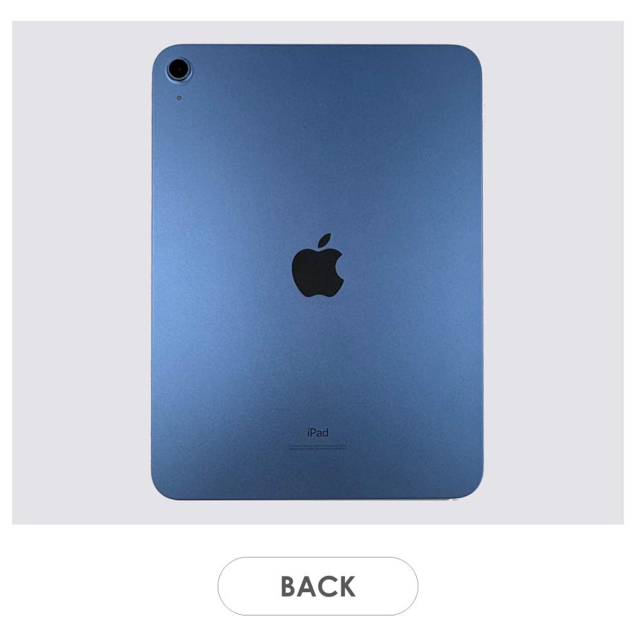 iPad 【Cランク】iPad 第10世代 ブルー 64GB Wi-Fiモデル 本体のみ