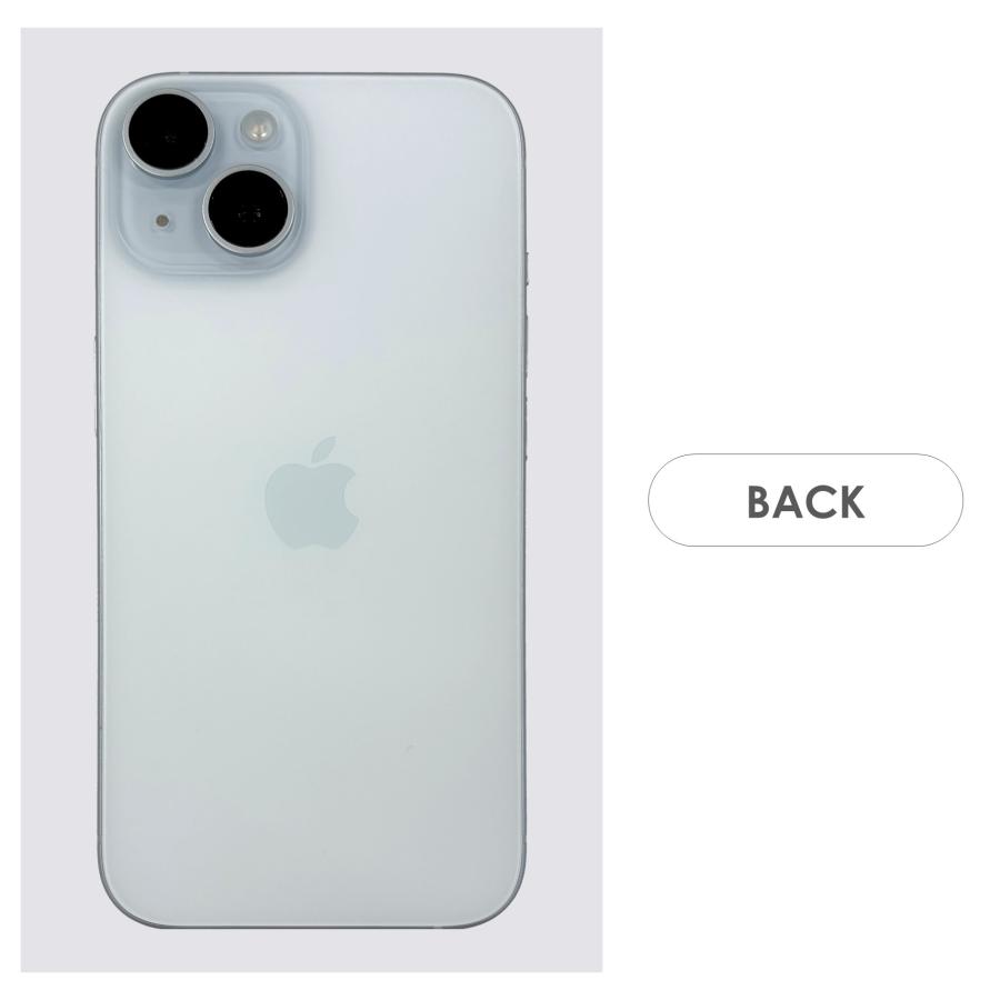 iPhone 15 【Bランク】iPhone15 ブルー 128GB SIMフリー 本体のみ 中古