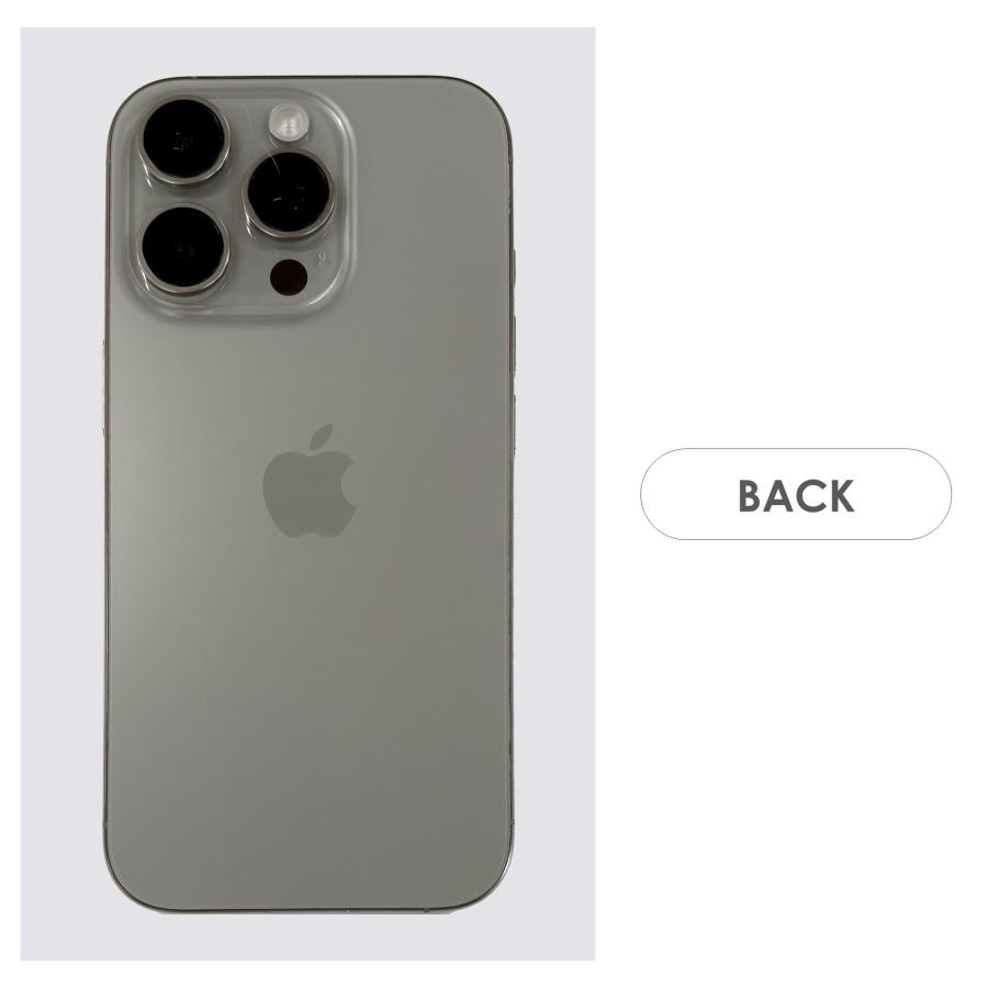 【Bランク】SoftBank　iPhone16 Pro　ナチュラルチタニウム　256GB　SIMフリー　本体のみ　中古スマホ　アイフォン　アイフォーン　Natural Titaniumの画像