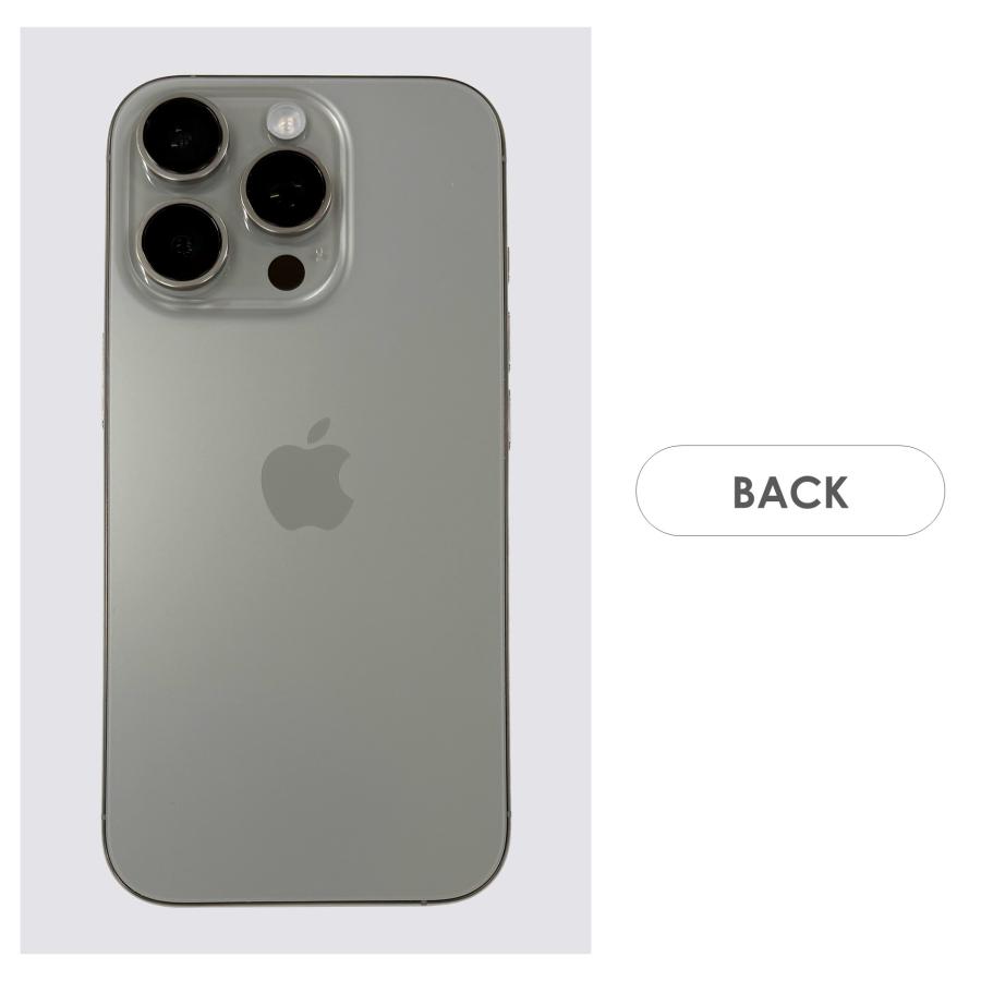 【Bランク】SoftBank　iPhone16 Pro　ナチュラルチタニウム　256GB　SIMフリー　本体のみ　中古スマホ　アイフォン　アイフォーン　Natural Titaniumの画像