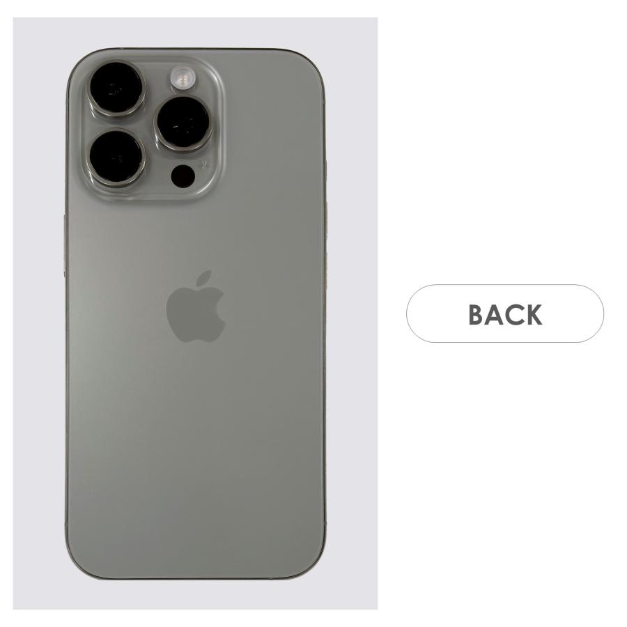 【Cランク】SoftBank　iPhone16 Pro　ナチュラルチタニウム　256GB　SIMフリー　本体のみ　中古スマホ　アイフォン　アイフォーン　Natural Titaniumの画像