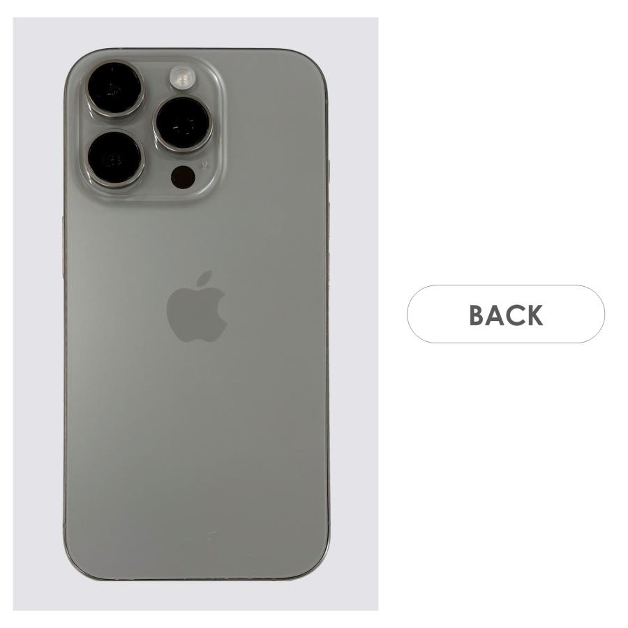 【Bランク】SoftBank　iPhone16 Pro　ナチュラルチタニウム　256GB　SIMフリー　本体のみ　中古スマホ　アイフォン　アイフォーン　Natural Titaniumの画像