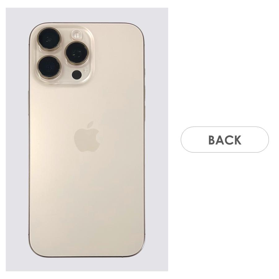 【Bランク】SoftBank　iPhone16 Pro Max　デザートチタニウム　256GB　SIMフリー　箱・ケーブル付き　中古スマホ　アイフォン　アイフォーン　Desert Titaniumの画像