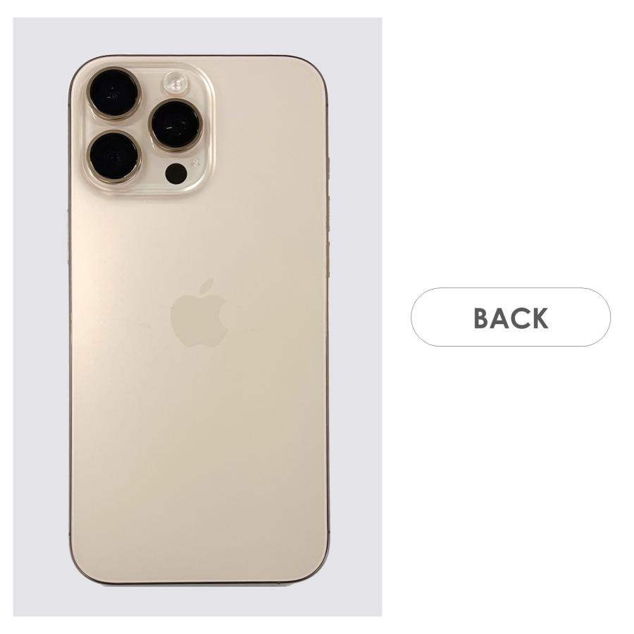【Bランク】SoftBank　iPhone16 Pro Max　デザートチタニウム　256GB　SIMフリー　本体のみ　中古スマホ　アイフォン　アイフォーン　Desert Titaniumの画像
