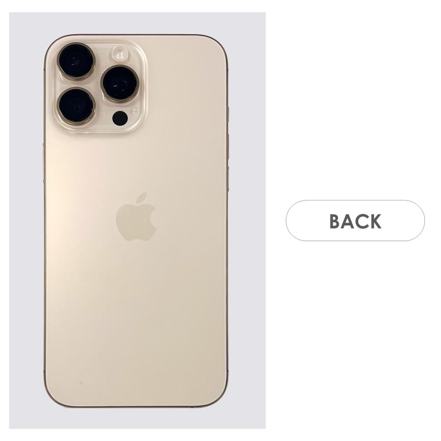 【Bランク】SoftBank　iPhone16 Pro Max　デザートチタニウム　256GB　SIMフリー　箱・ケーブル付き　中古スマホ　アイフォン　アイフォーン　Desert Titaniumの画像