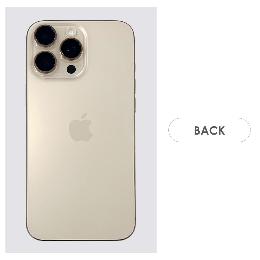 【Bランク】SoftBank　iPhone16 Pro Max　デザートチタニウム　256GB　SIMフリー　箱・ケーブル付き　中古スマホ　アイフォン　アイフォーン　Desert Titaniumの画像