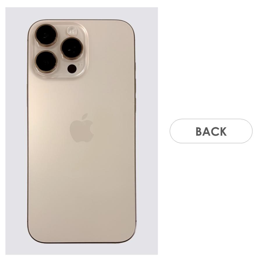 【Bランク】SoftBank　iPhone16 Pro Max　デザートチタニウム　256GB　SIMフリー　箱付き　中古スマホ　アイフォン　アイフォーン　Desert Titaniumの画像