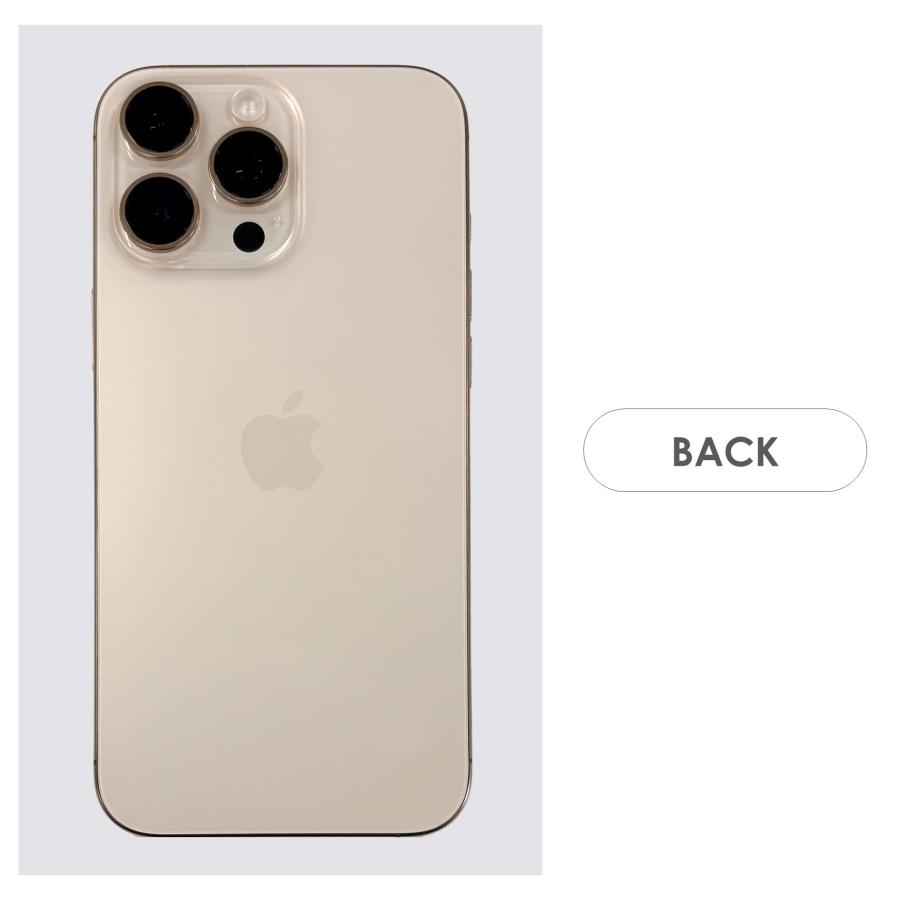 【Bランク】SoftBank　iPhone16 Pro Max　デザートチタニウム　256GB　SIMフリー　箱付き　中古スマホ　アイフォン　アイフォーン　Desert Titaniumの画像