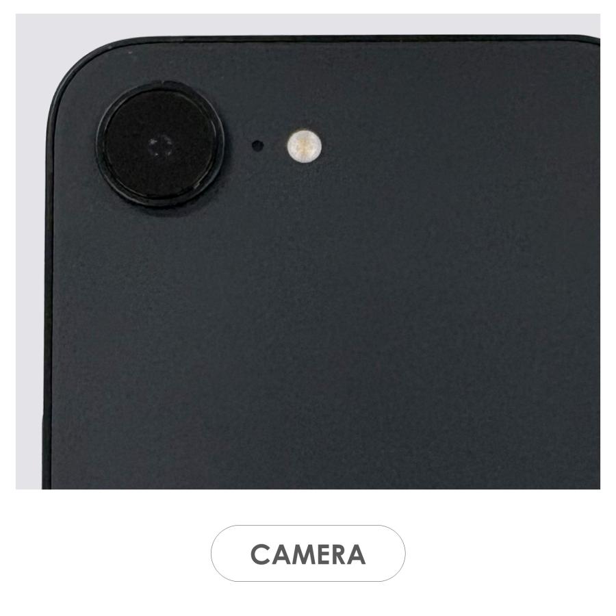 【Aランク】SoftBank　iPhone16e　ブラック　128GB　SIMフリー　本体のみ　中古スマホ　アイフォン　アイフォーン　blackの画像