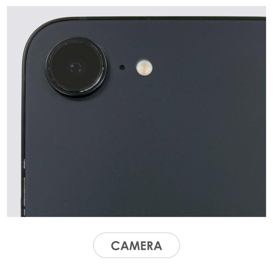 【Aランク】SoftBank　iPhone16e　ブラック　128GB　SIMフリー　本体のみ　中古スマホ　アイフォン　アイフォーン　blackの画像
