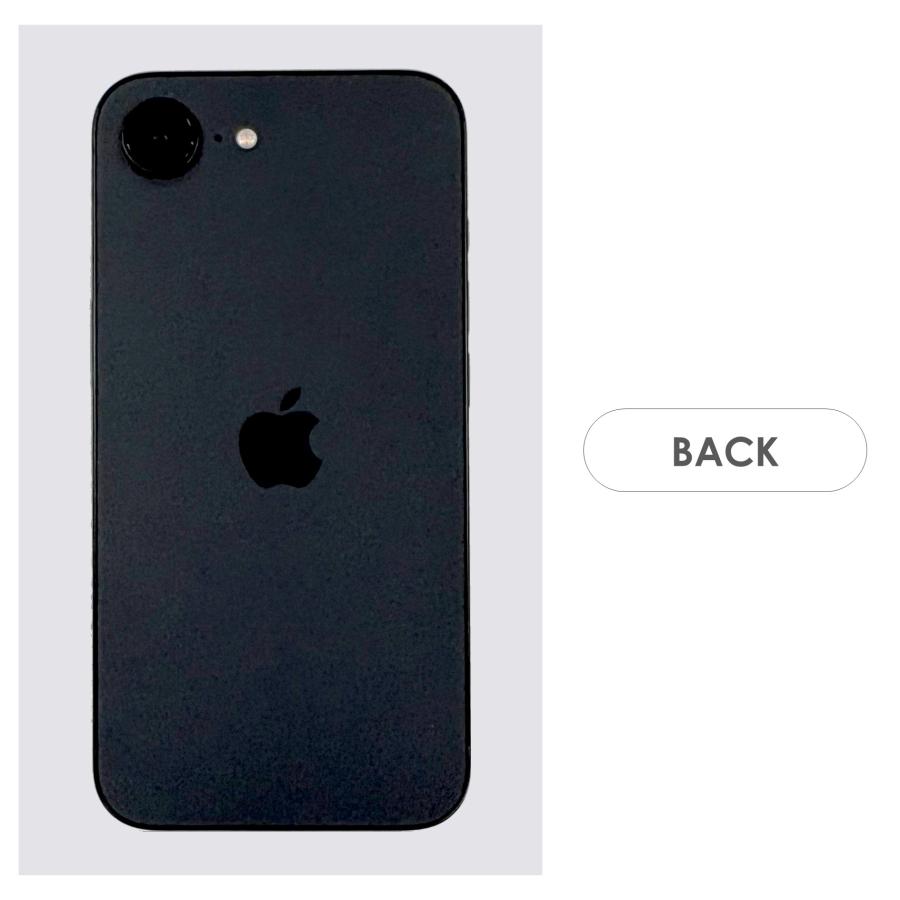 【Bランク】SoftBank　iPhone16e　ブラック　128GB　SIMフリー　本体のみ　中古スマホ　アイフォン　アイフォーン　blackの画像