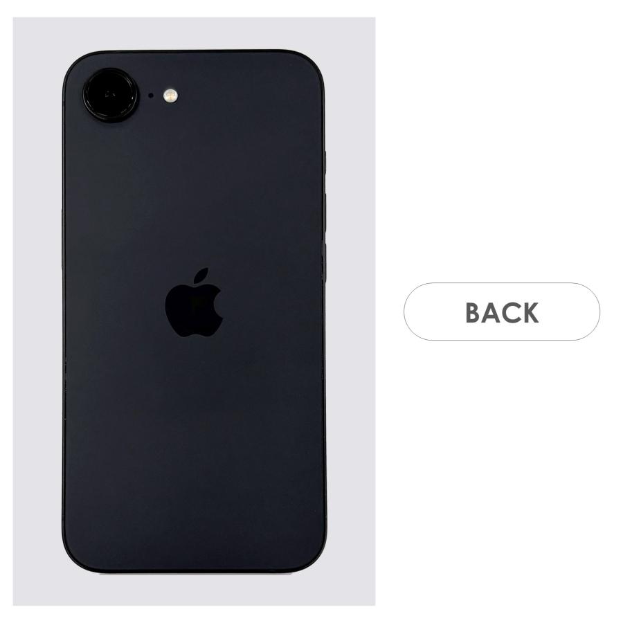 【Bランク】SoftBank　iPhone16e　ブラック　128GB　SIMフリー　本体のみ　中古スマホ　アイフォン　アイフォーン　blackの画像