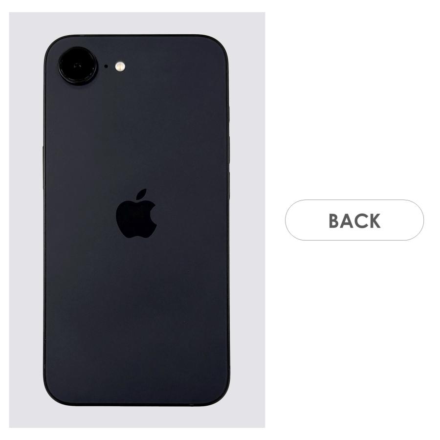 【Bランク】SoftBank　iPhone16e　ブラック　128GB　SIMフリー　本体のみ　中古スマホ　アイフォン　アイフォーン　blackの画像