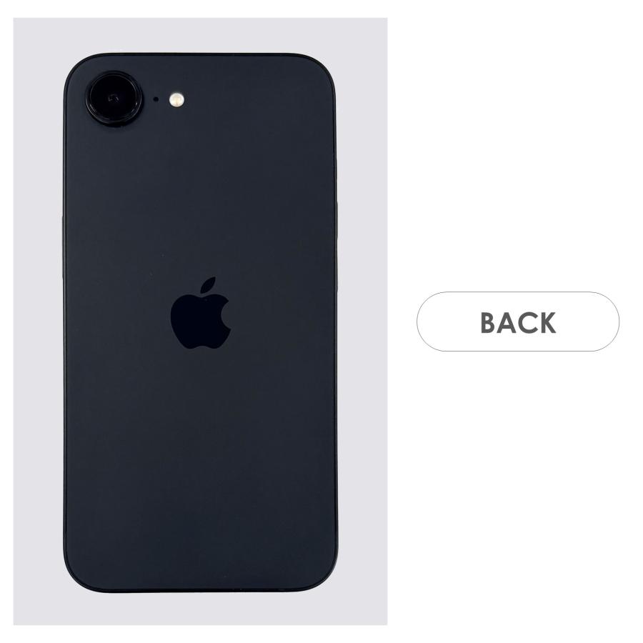 【Bランク】SoftBank　iPhone16e　ブラック　128GB　SIMフリー　本体のみ　中古スマホ　アイフォン　アイフォーン　blackの画像