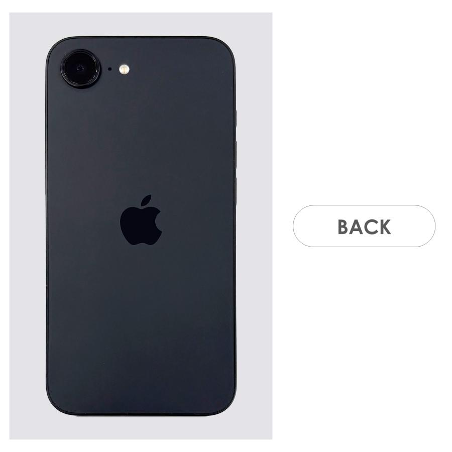 【Bランク】SoftBank　iPhone16e　ブラック　128GB　SIMフリー　本体のみ　中古スマホ　アイフォン　アイフォーン　blackの画像