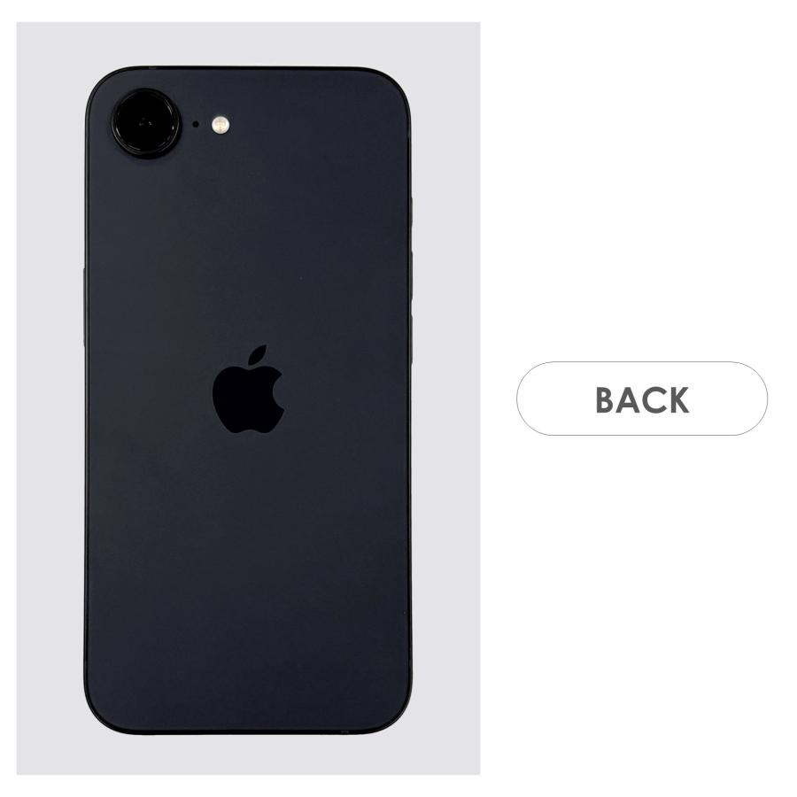 【Bランク】SoftBank　iPhone16e　ブラック　128GB　SIMフリー　本体のみ　中古スマホ　アイフォン　アイフォーン　blackの画像