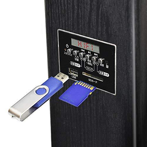 クマザキエイム アンプ内蔵タワースピーカー VABEL（ヴァベル） TS-120BW 最大120W出力 VABEL ヴァベル 商品情報
