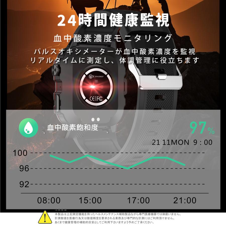 スマートウォッチ 通話機能 2025最新 アウトドア レディース メンズ